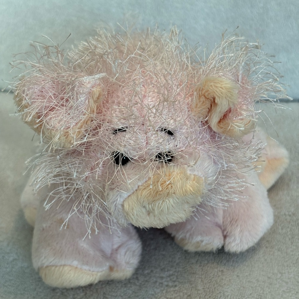 Webkinz Retired Fuzzy Pink Pig HM002 Stuffed Plush 6” Farm Animal Toy No Code